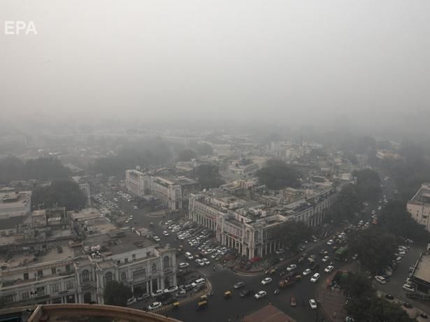 Загрязнение воздуха в Индии на критическом уровне. Отменены десятки авиарейсов