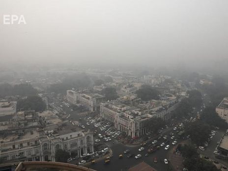 ﻿Забруднення повітря в Індії на критичному рівні. Скасовано десятки авіарейсів