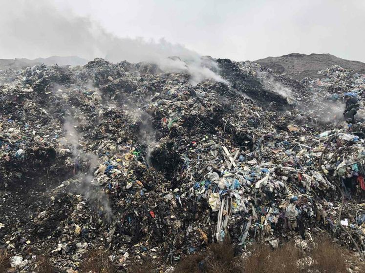 ﻿У Полтавській області горить сміттєзвалище – ДСНС