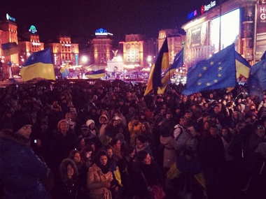 Евромайдан. 29 ноября, день девятый. Онлайн-репортаж "ГОРДОНА"