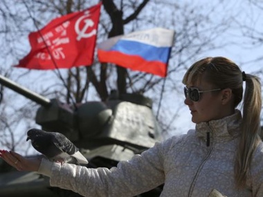 В Крыму агитация не прекращалась ни в "день тишины", ни на "референдуме"