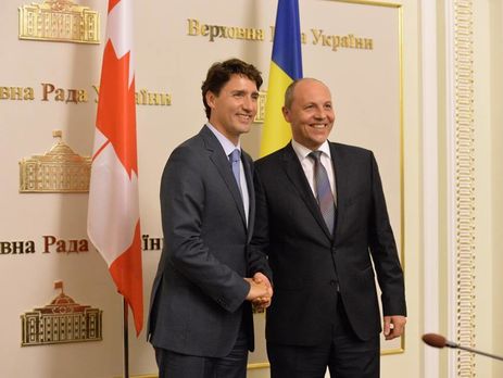 Парубий предложил Трюдо в будущем посетить 