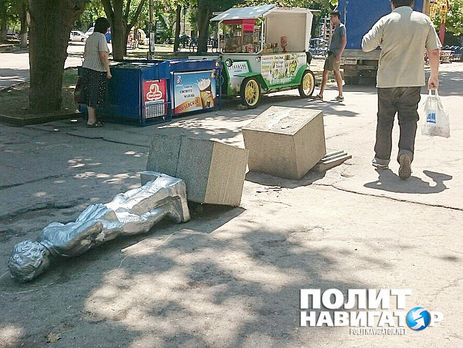 В оккупированном Севастополе снесли памятник юному Ленину