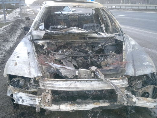 Белорус сжег свой Maserati ради страховки