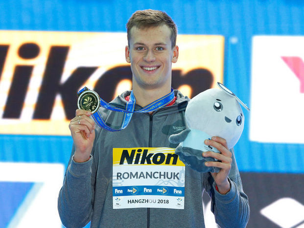 ﻿Українець Романчук завоював срібло на Кубку світу з плавання