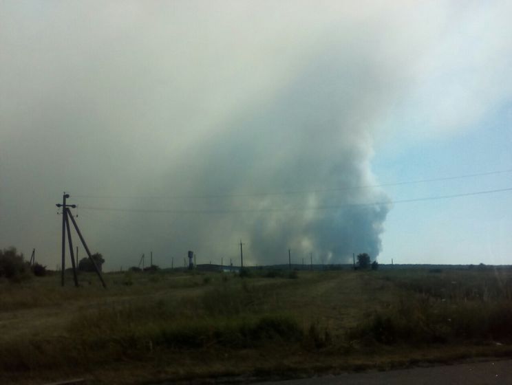 ГСЧС: В Черниговской области на военном полигоне продолжаются работы по ликвидации пожара