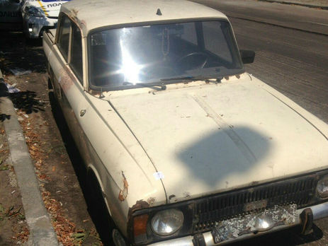 Киевские патрульные обнаружили арсенал оружия в автомобиле 