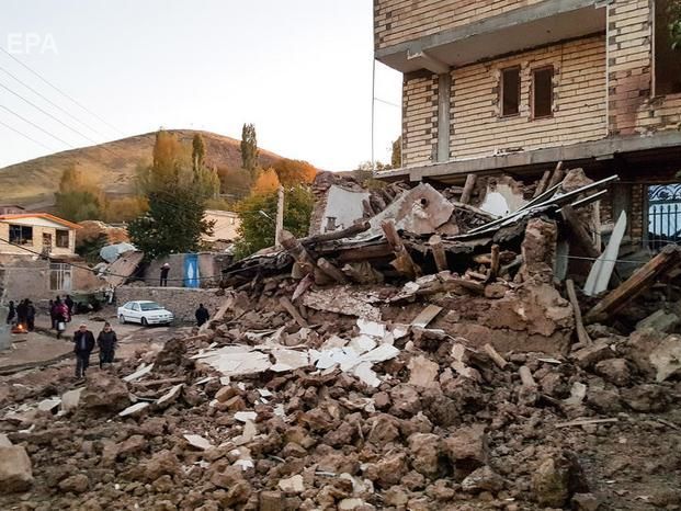 Число пострадавших в результате землетрясения в Иране возросло до 520 человек