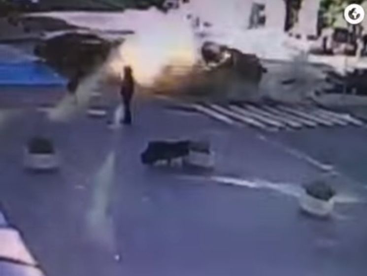 Убийство Шеремета: в сети появилось видео, снятое в момент взрыва автомобиля