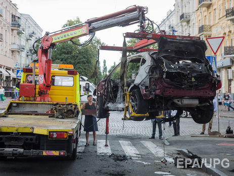 Нацполиция: ФБР поможет определить характер взрыва машины Шеремета