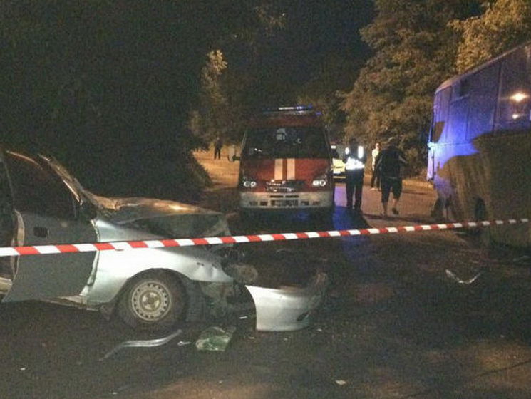 В Харькове двое офицеров полиции погибли в ДТП с маршрутным автобусом