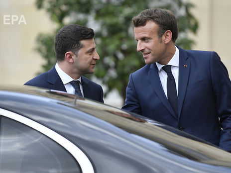 Макрон в разговоре с Зеленским заявил, что намерен приехать в Украину 