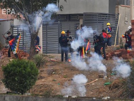 В Боливии в ходе столкновений погибли по меньшей мере восемь человек