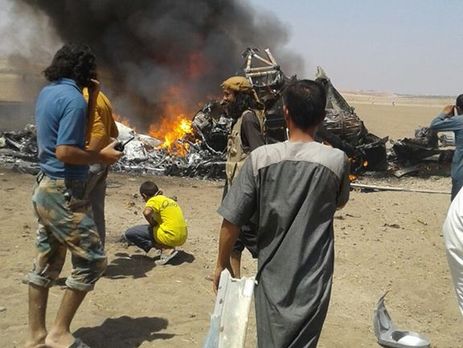 В Сирии сбит российский военный вертолет