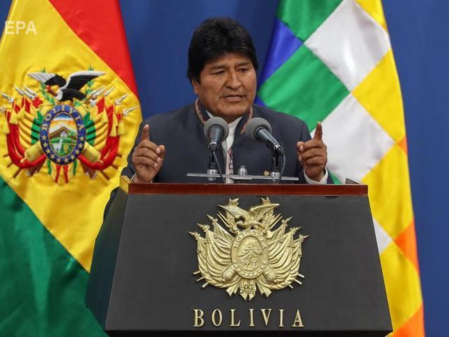 ﻿Моралес висловив побоювання, що в Болівії почнеться громадянська війна