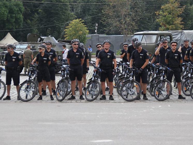 В Харькове начала работу велосипедная полиция