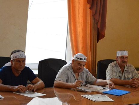 В Киеве пять шахтеров объявили голодовку, требуя погашения долгов по зарплате