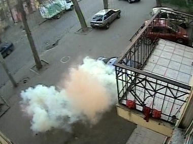В Одессе в офис "Свободы" бросили самодельные взрывные устройства