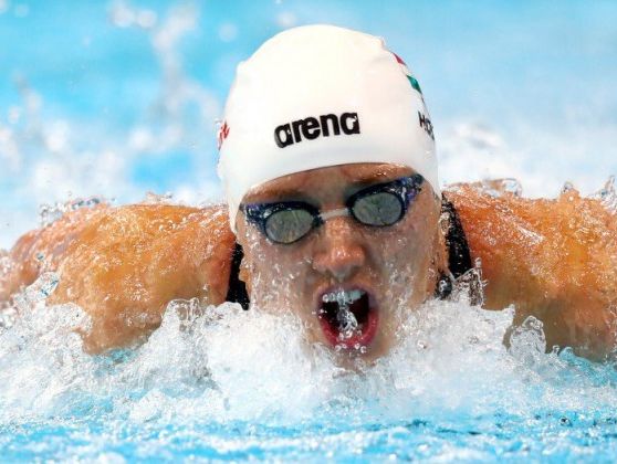 На Олимпиаде в Рио венгерская пловчиха Хоссу завоевала "золото", установив мировой рекорд