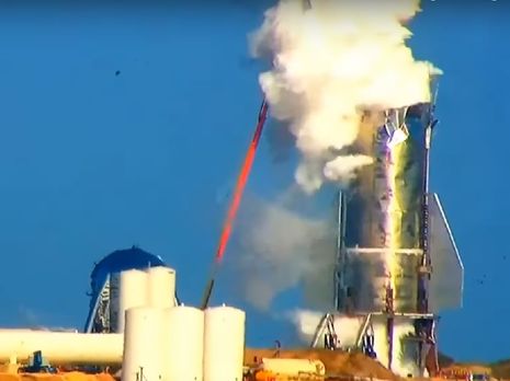 Прототип звездолета Starship провалил испытания на криогенное давление. Видео
