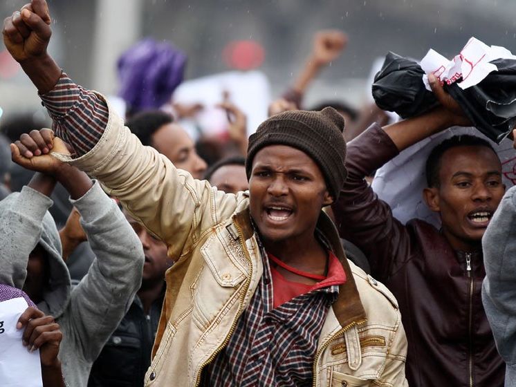 В Эфиопии около сотни человек были убиты в ходе протестов