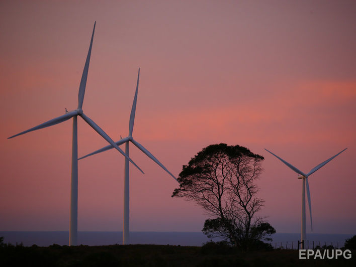 Шотландия смогла прожить сутки на ветровой энергии