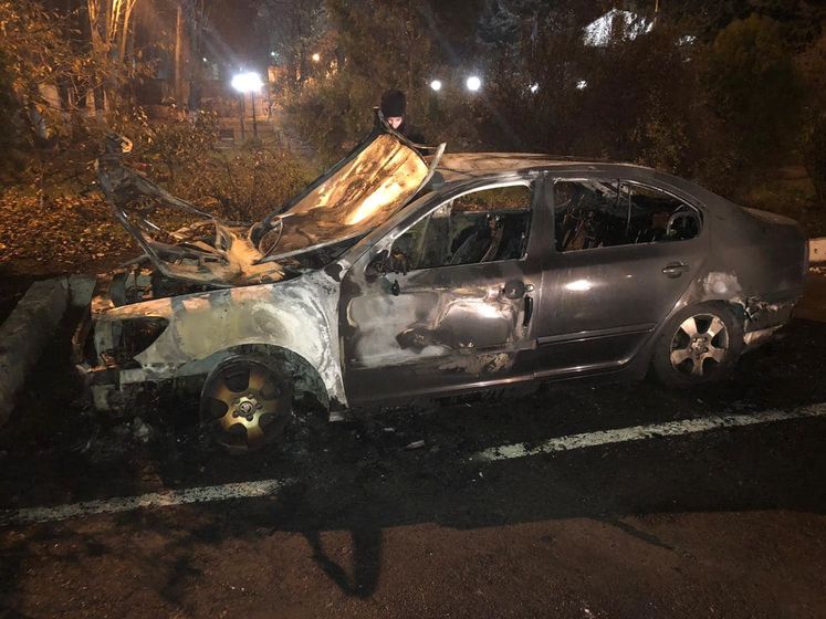 В Одессе сожгли автомобиль, принадлежащий семье и.о. главы таможни Резника