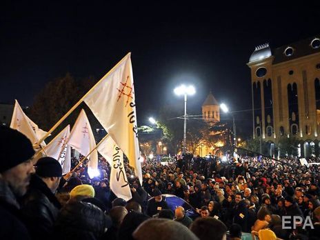 На митинге в Тбилиси полиция задержала 28 митингующих, трое из них нуждались в медицинской помощи