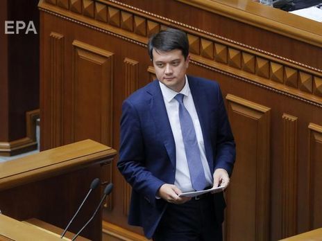 ﻿Разумков повідомив, що Рада буде розробляти закон про особливий статус Донбасу після саміту в нормандському форматі