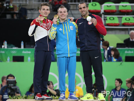 Награждение олимпийского чемпиона Верняева в Рио. Видео