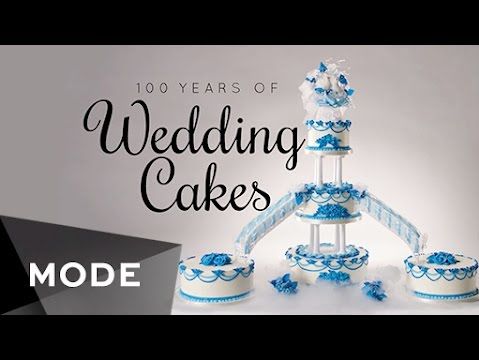 100-летнюю историю свадебных тортов показали в коротком ролике. Видео