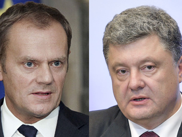 АП: Туск заверил Порошенко в "беспрекословной поддержке" Украины Евросоюзом