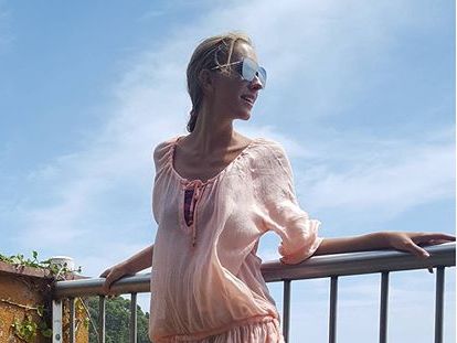 Осадчая показала фигуру на отдыхе в Испании