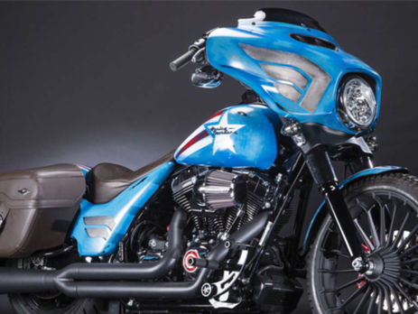 Harley-Davidson и Marvel выпустили мотоцикл с использованием тематики комиксов в дизайне. Видео