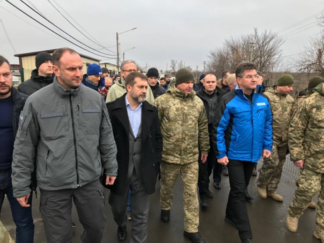 ﻿Голова ОБСЄ Лайчак приїздив у Станицю Луганську