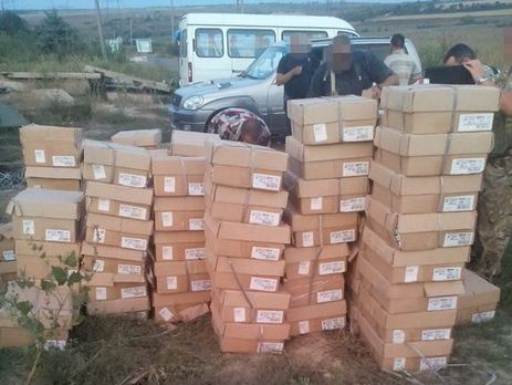 СБУ задержала в районе АТО незаконные грузы более чем на полмиллиона гривен