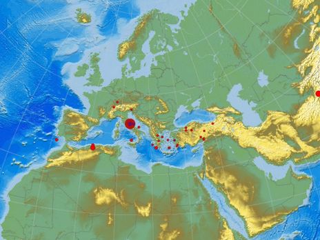 В центральной Италии произошло землетрясение магнитудой 6,2
