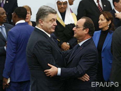 Олланд: Украина утвердилась как актер первого плана на международной сцене