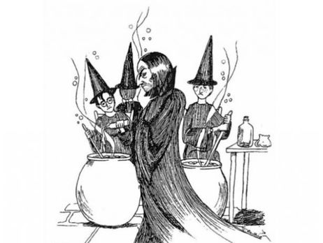 Обнародованы иллюстрации к романам о Гарри Поттере, нарисованные Роулинг. Фоторепортаж