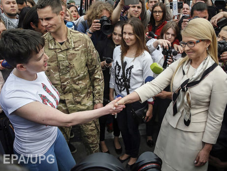 Тимошенко о Савченко: Надя никогда в жизни не была политиком. Не надо "юзать" ее неопытность