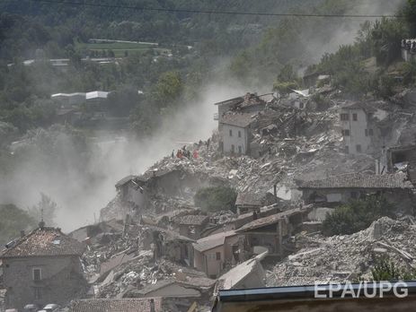 МИД: Украинцев нет среди пострадавших при землетрясении в Италии