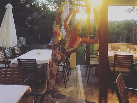 Волочкова показала коллекцию обуви