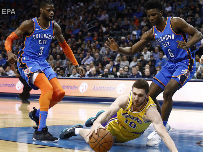 ﻿Українець Михайлюк провів найрезультативніший матч у NBA