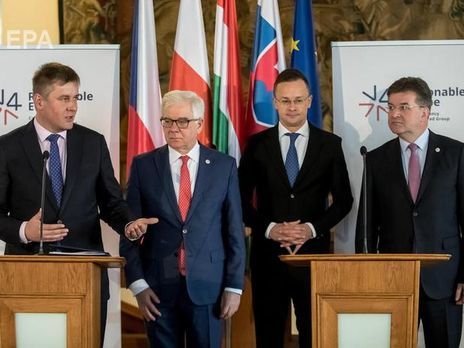 ﻿Вишеградська група підтримує зусилля Зеленського для досягнення миру – глава МЗС Польщі