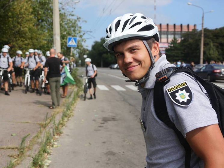 В Запорожье заработал полицейский велопатруль