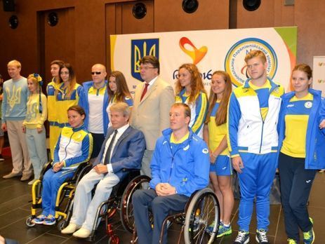 В Киеве провожают в Рио паралимпийскую сборную Украины