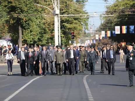 В Кишиневе полиция использовала слезоточивый газ против участников антиправительственной акции