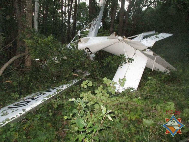 В Беларуси упал легкомоторный самолет, один погибший