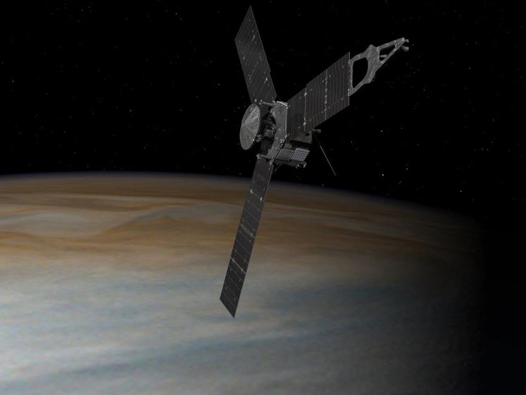 Межпланетная станция "Юнона" приблизилась на рекордное расстояние к Юпитеру