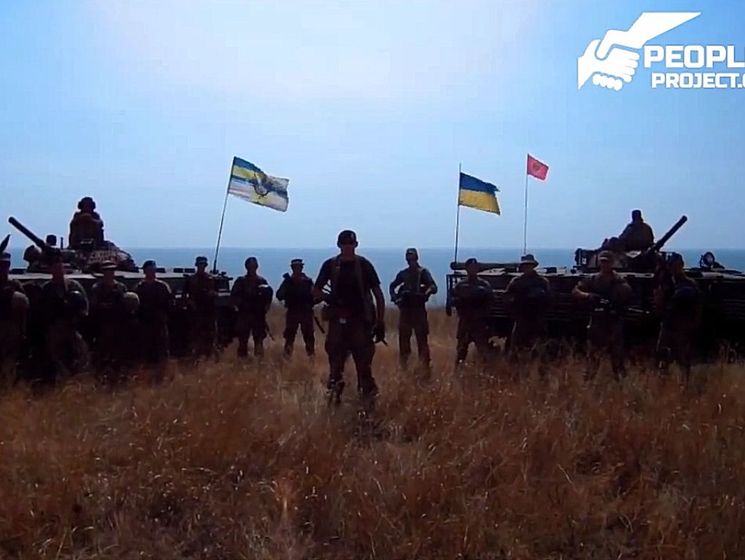 "Один раз и навсегда". Украинские морпехи "пригласили в гости" боевиков. Видео